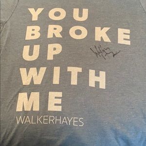 Walker Hayes autograph tee